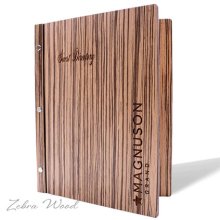 WOOD MENU COVERS 3